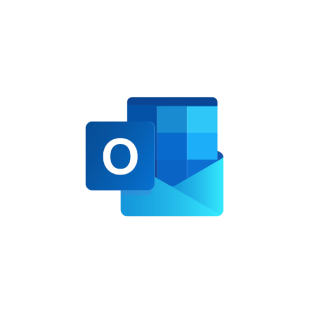 Bu görselde, Microsoft'un Outlook uygulamasının logosu bulunuyor. Logo, basit ve modern bir tasarıma sahip. Logoda, iki ana şekil yan yana duruyor: Solda, yuvarlak köşeli, açık ve koyu mavi tonlarında kare bir simge var. Ortasında, beyaz renkte büyük bir "O" harfi yer alıyor.Sağda ise, açık ve koyu mavi tonlarında, bir e-posta zarfını temsil eden bir şekil bulunuyor. Zarfın üst kısmı, bir ızgara veya pencereleri andıran karelerden oluşuyor.